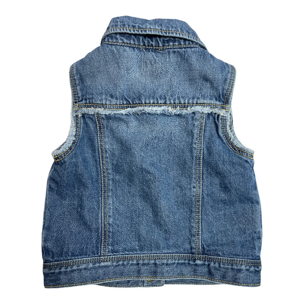 Baby Gap Blue Denim Vest Youth Size 5
